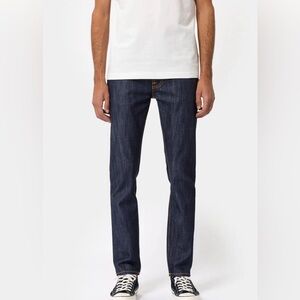 NUDIE JEANS Thin Finn in Dry Ecru Embo Size 31